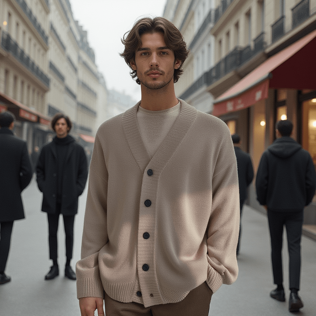 Cardigan Homme Casual