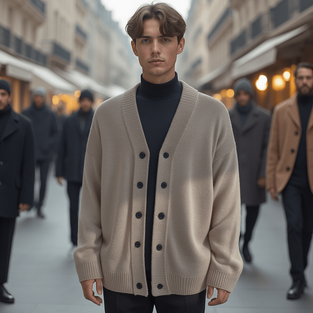 Cardigan Homme Casual