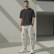 Cargo Blanc Homme