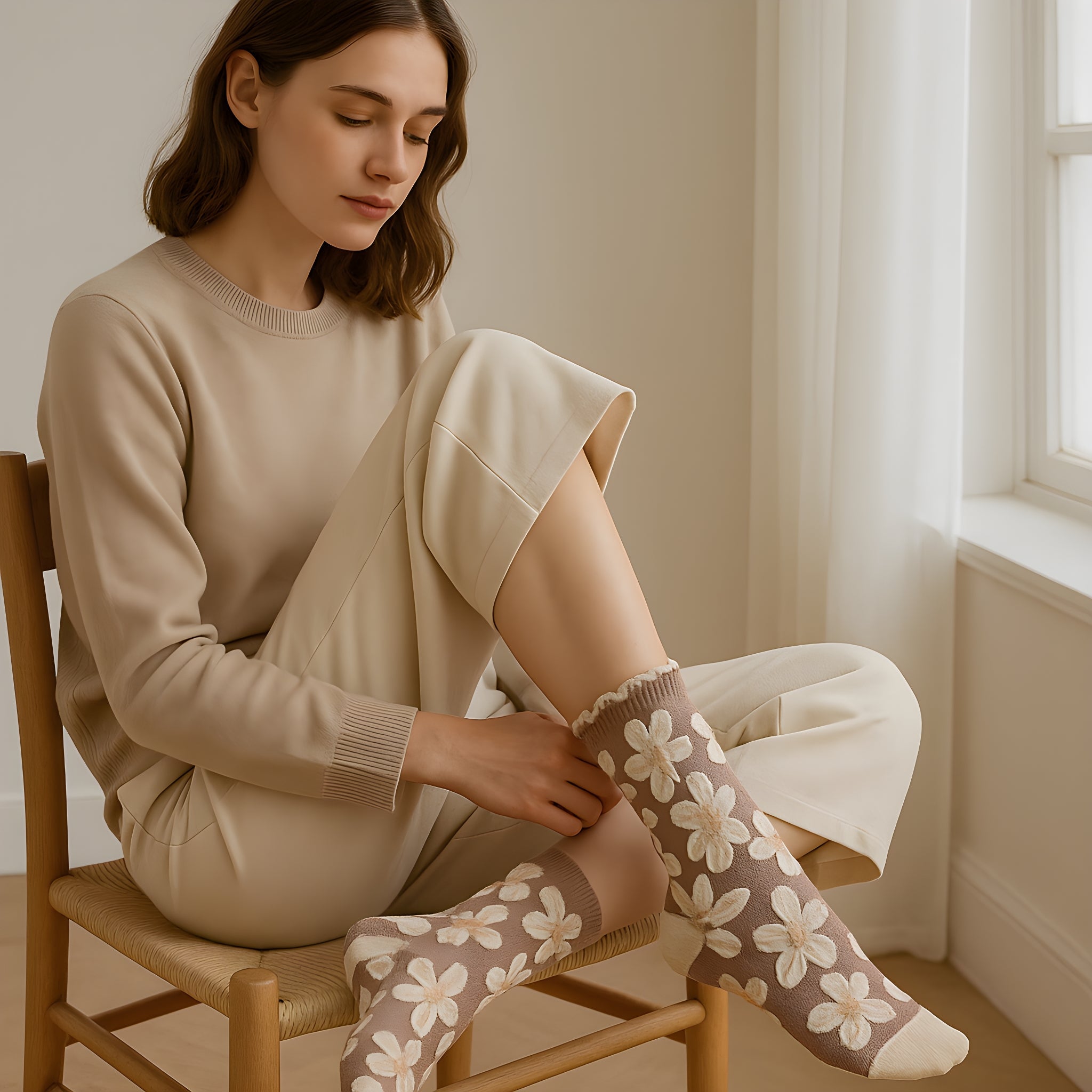 Chaussette Vintage Femme