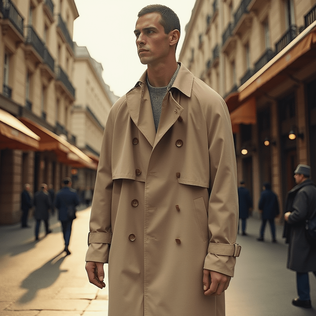 Manteau Beige Homme