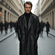 Manteau Cuir Homme