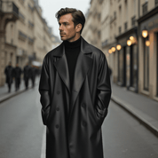 Manteau Cuir Homme