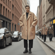 Manteau Long Oversize Homme