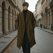 Manteau Vert Kaki Homme
