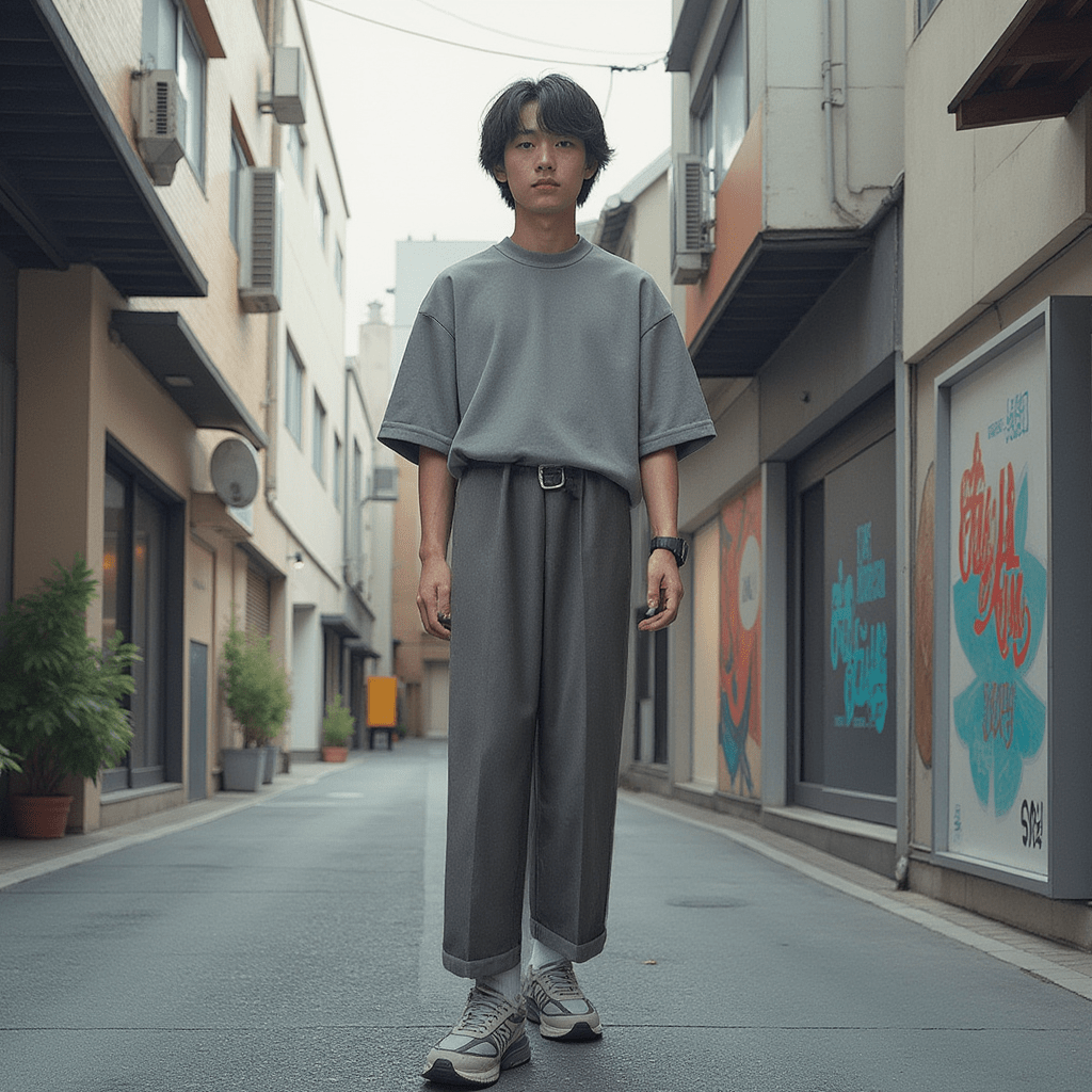 Pantalon Baggy Coréen