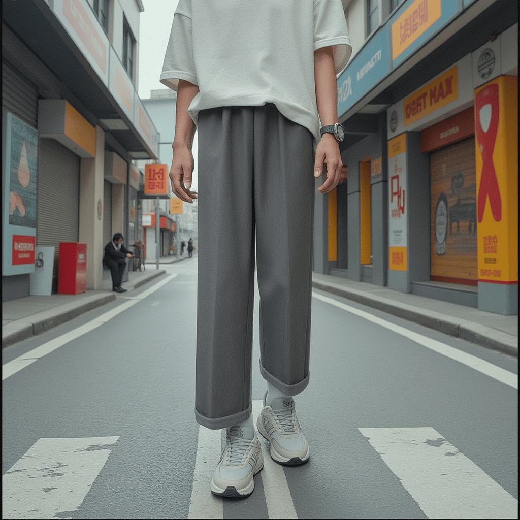 Pantalon Baggy Coréen