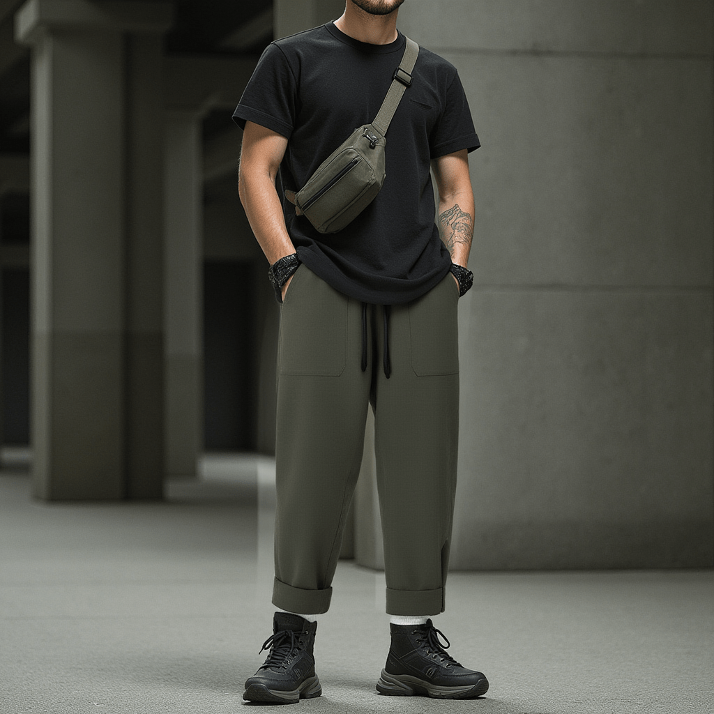 Pantalon Homme Vert Militaire