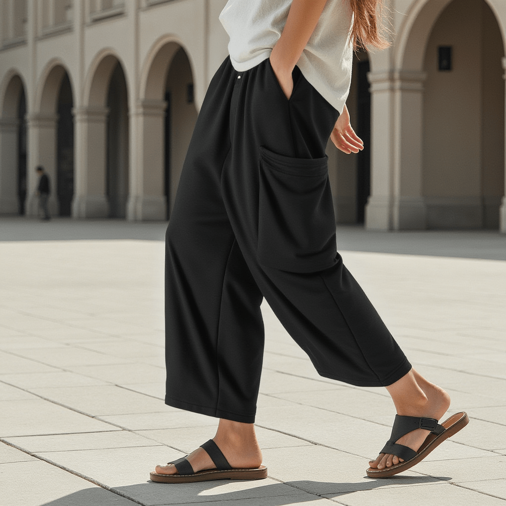 Pantalon Large Style Japonais