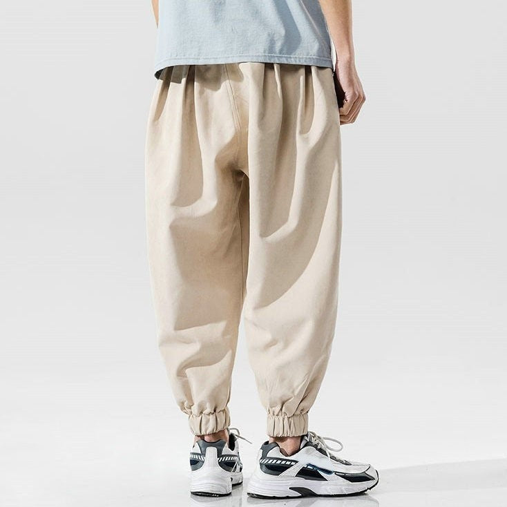 Pantalon Sarouel Homme Kimono Japonais Soie Glacée Imprimé - Coupe Ample Yoga Et Détente