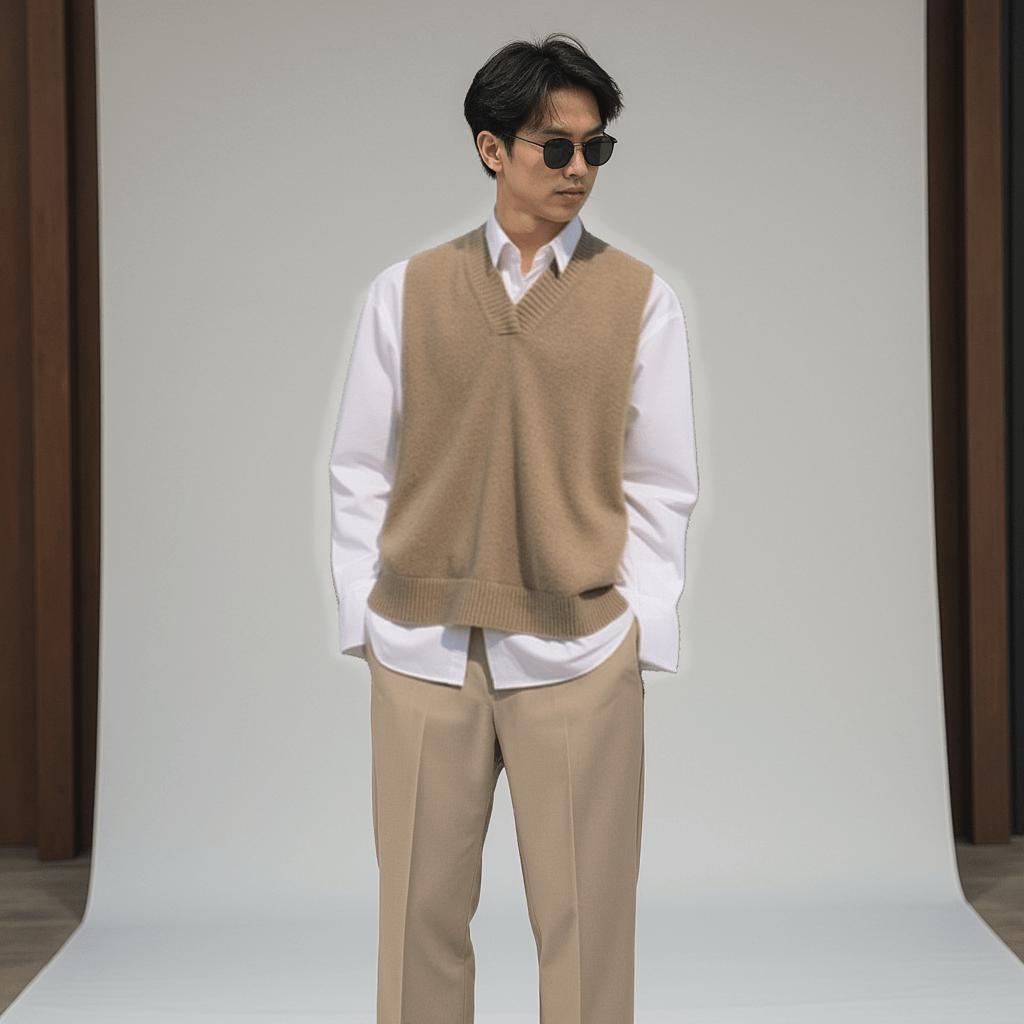 Pull Coréen Sans Manche