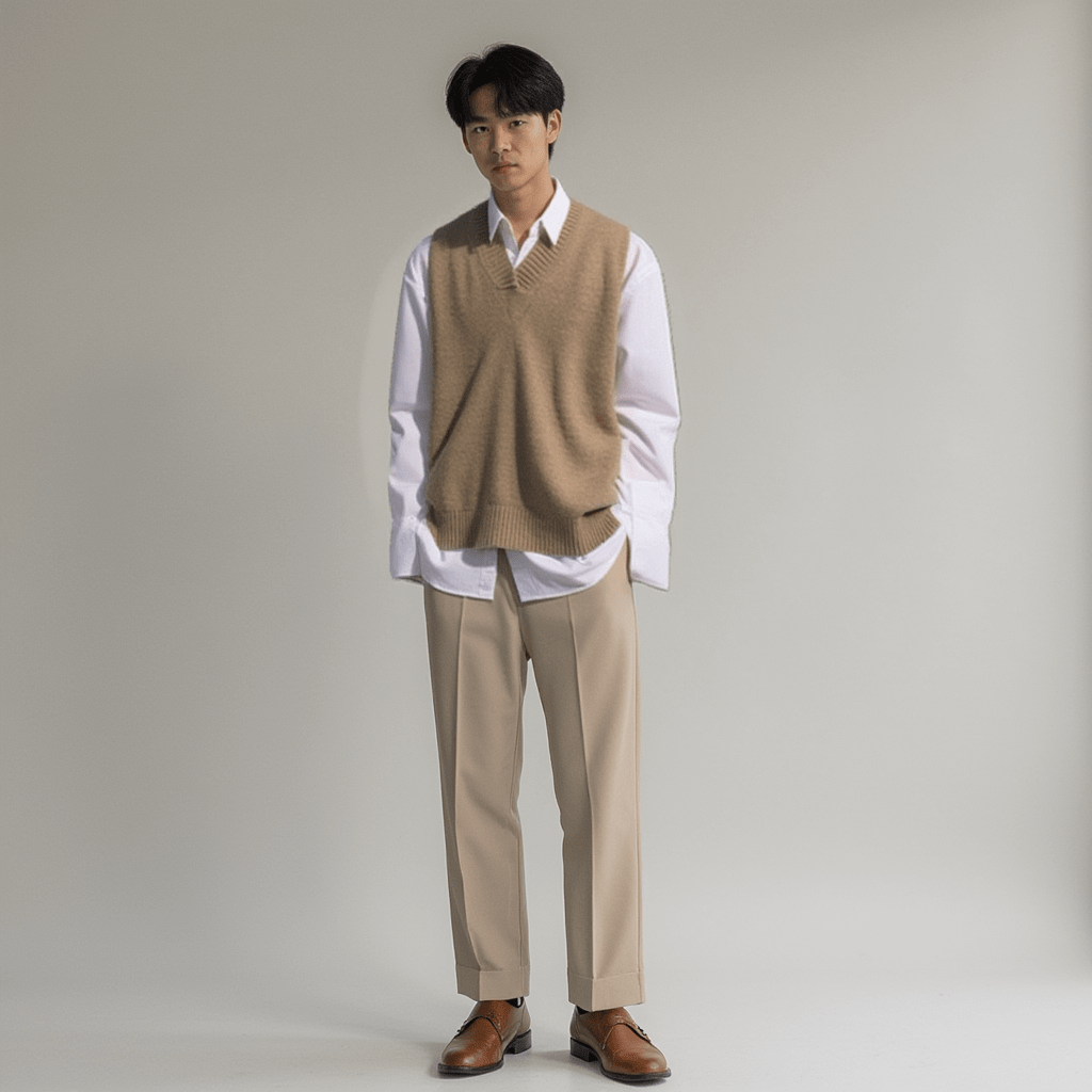 Pull Coréen Sans Manche