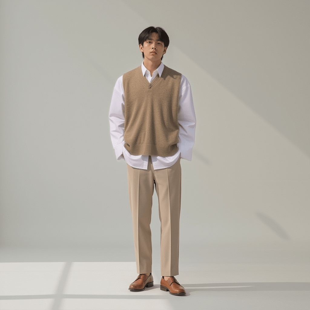 Pull Coréen Sans Manche