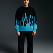 Pull Flamme Bleu