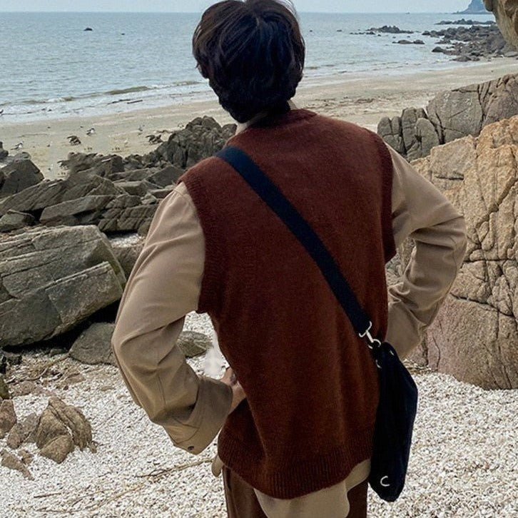 Pull Sans Manches Homme