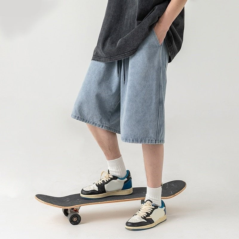 Short En Jean CODE BLEU Taille 36 - Style Cargo - Occasion Très Bon état - Pour Homme