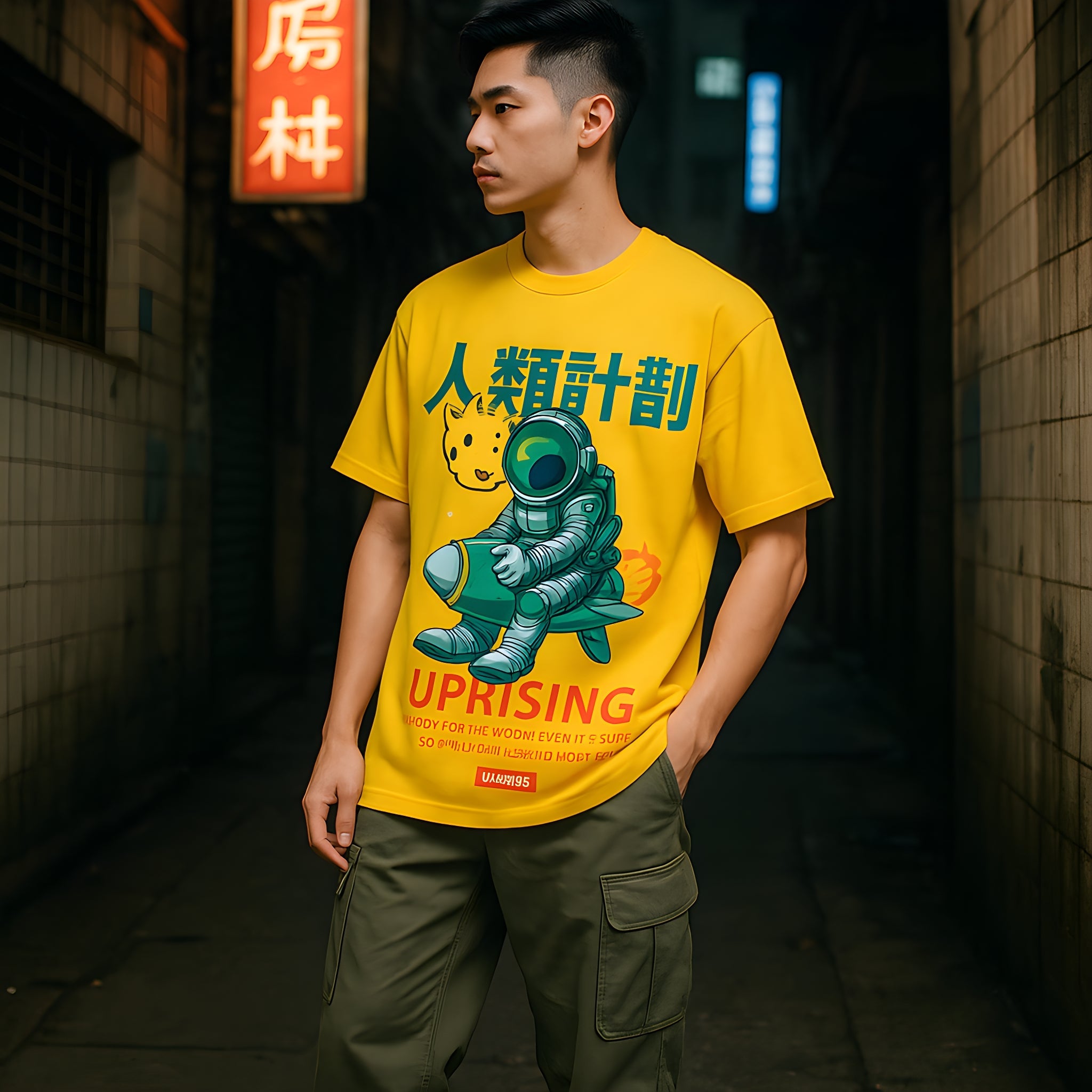 T-Shirt Streetwear - Asiatique