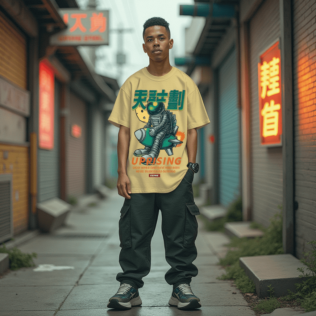 T-Shirt Streetwear - Asiatique