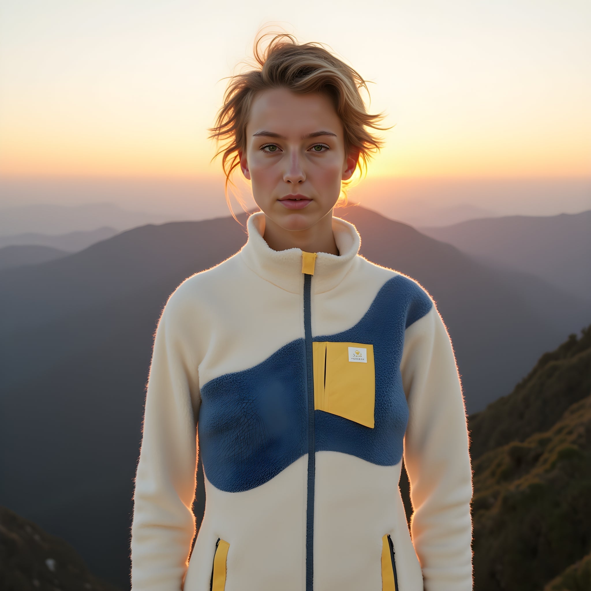 Veste Polaire Blanche