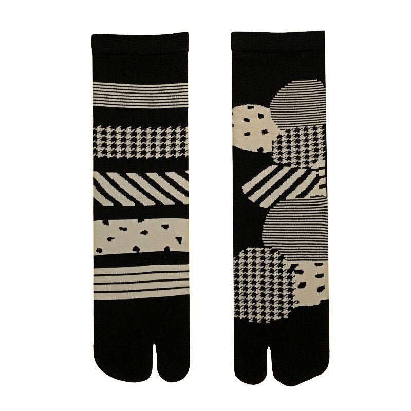 Chaussettes Tabi No Show Pour Femmes – 4 Paires – Antidérapantes, Séparation Des Orteils – Pour Escarpins, Sneakers, Sandales