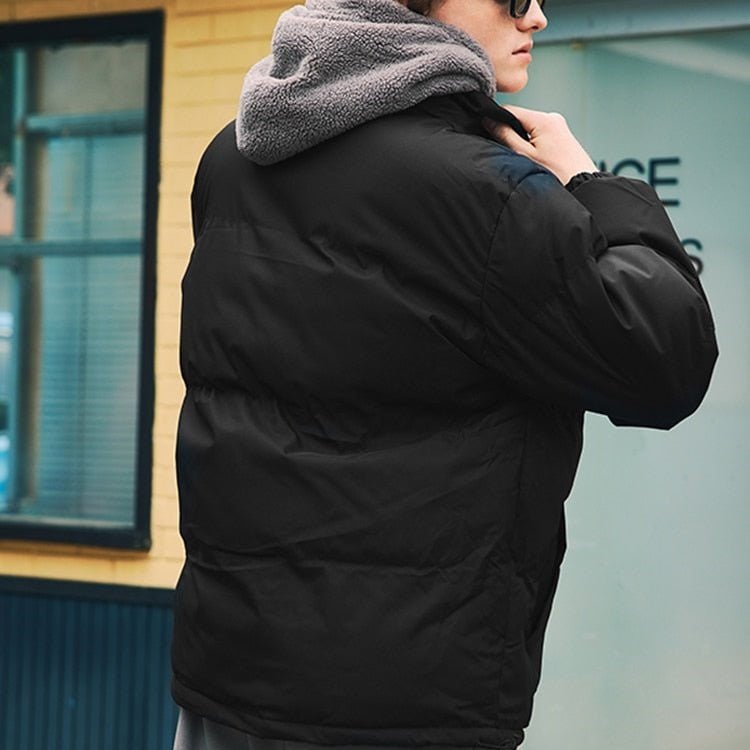 Doudoune Courte Noir Homme
