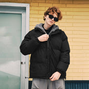 Doudoune Courte Noir Homme