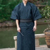 Kimono Homme Japonais Bleu