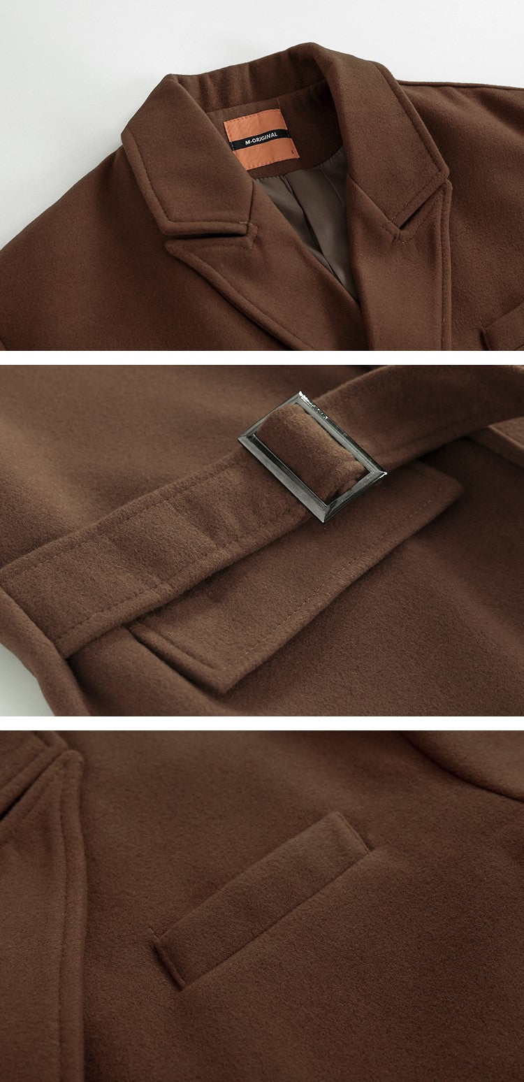 Manteau Long Homme Laine