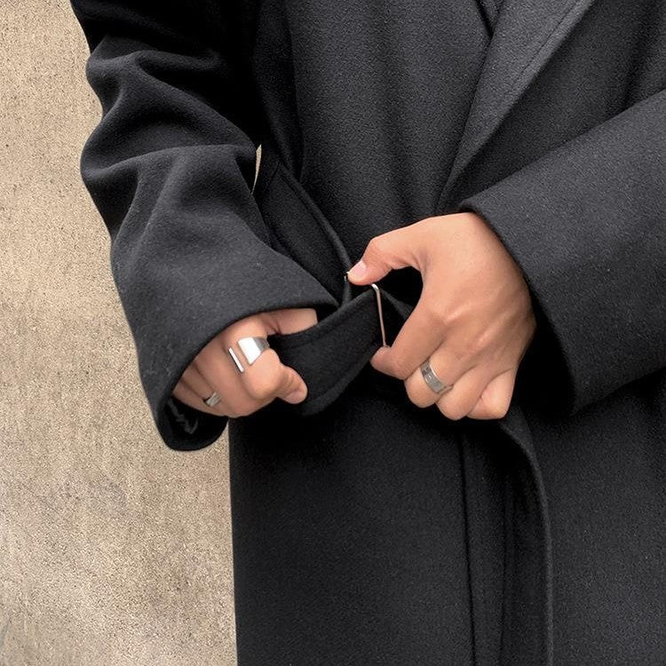 Manteau Long Homme Laine