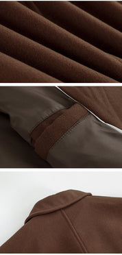 Manteau Long Homme Laine