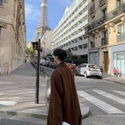 Manteau Long Homme Laine