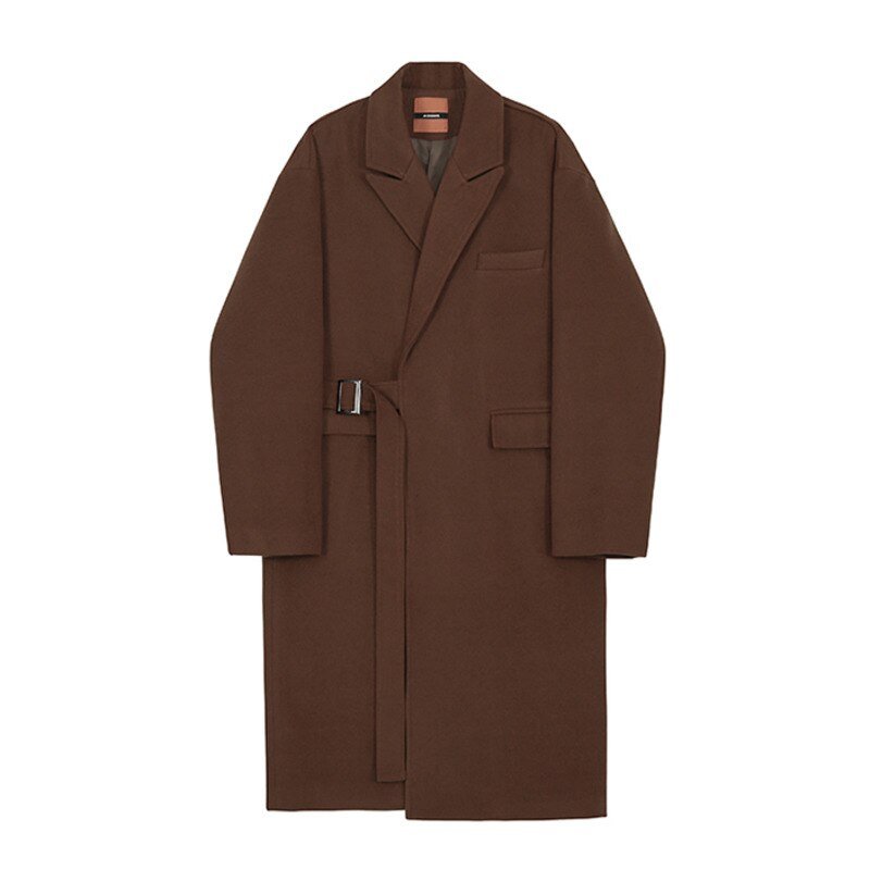 Manteau Long Homme Laine