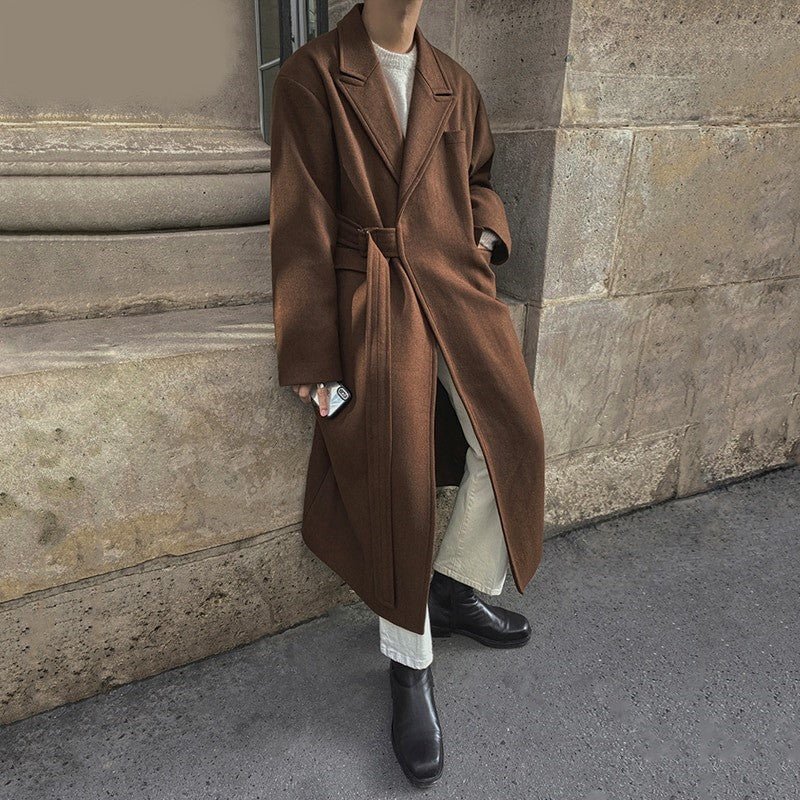 Manteau Long Homme Laine