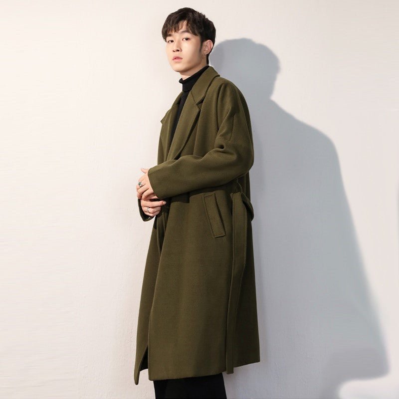 Manteau Vert Kaki Homme
