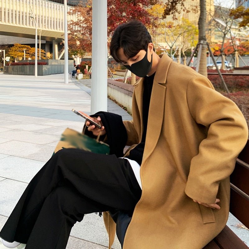 Manteau Vert Kaki Homme