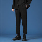 Pantalon Large Beige Homme