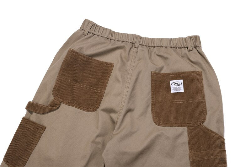 Pantalon Large Marron