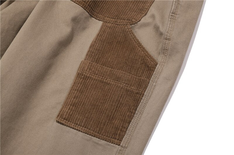 Pantalon Large Marron