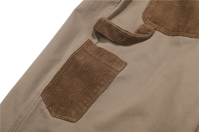 Pantalon Large Marron