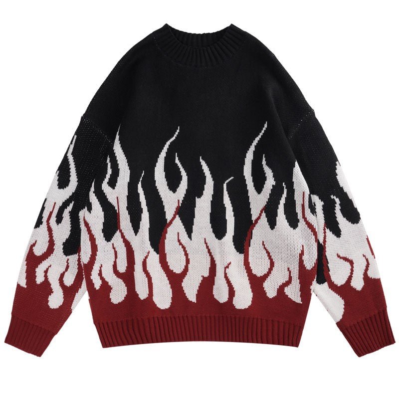 Pull fashion avec flamme