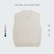 Pull Sans Manches Homme Noir