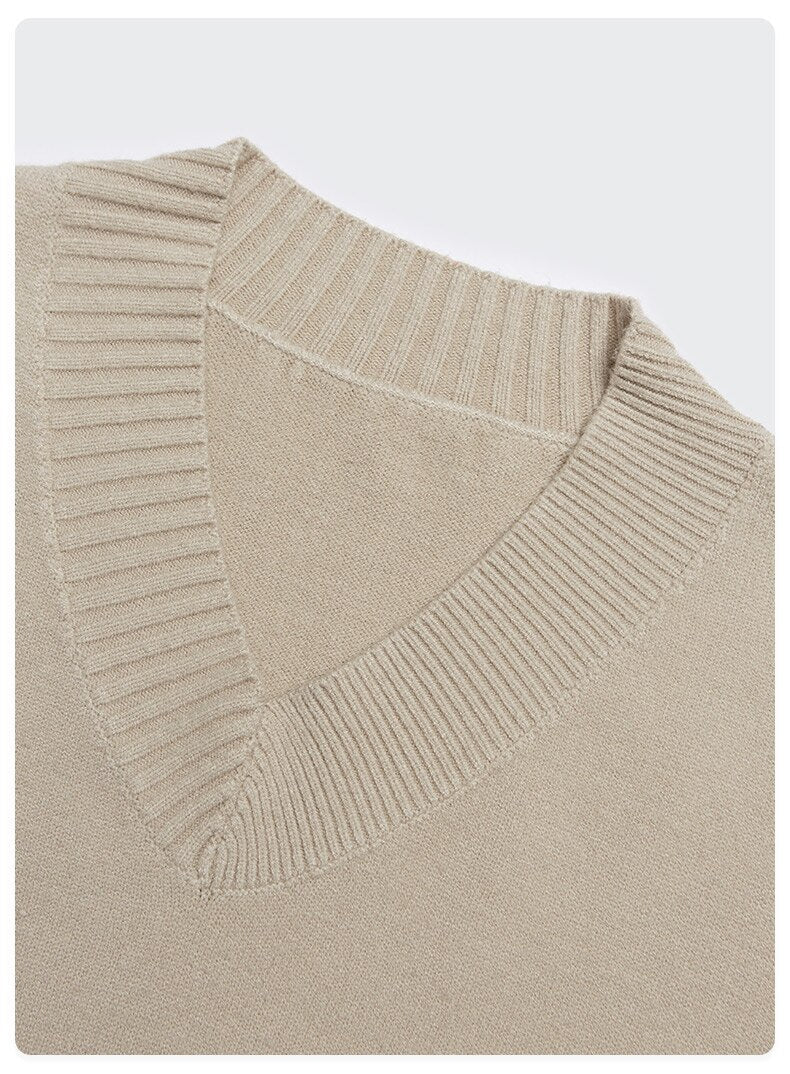 Pull Sans Manches Homme Noir