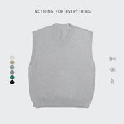 Pull Sans Manches Homme Noir