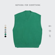 Pull Sans Manches Homme Noir