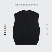 Pull Sans Manches Homme Noir