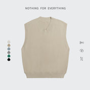 Pull Sans Manches Homme Noir