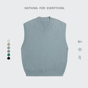 Pull Sans Manches Homme Noir