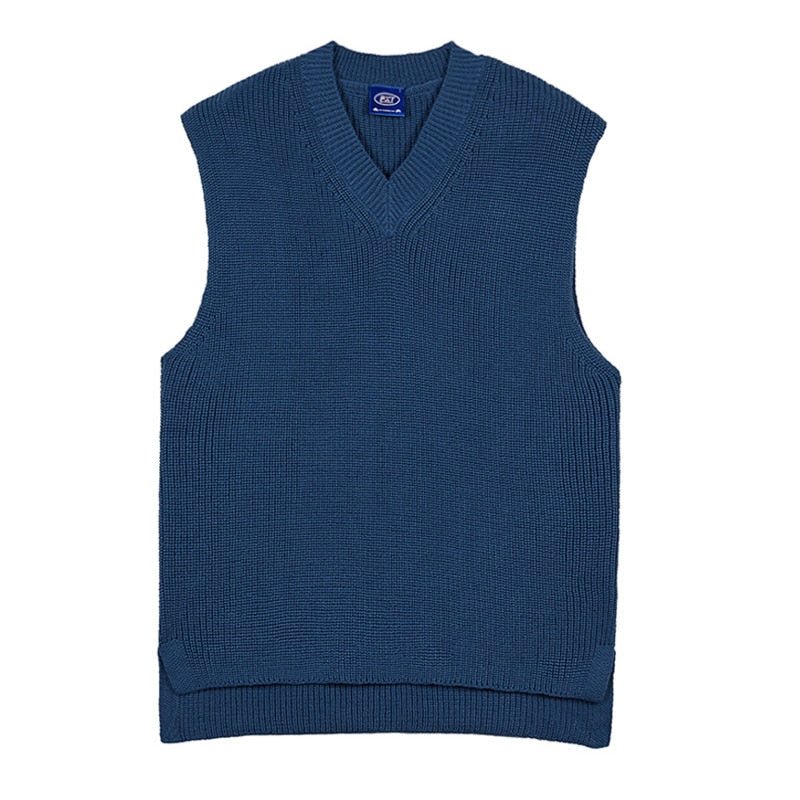 Blue River Slipover - Pull sans manches tricoté pour homme en