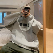 Sweat A Capuche Gris