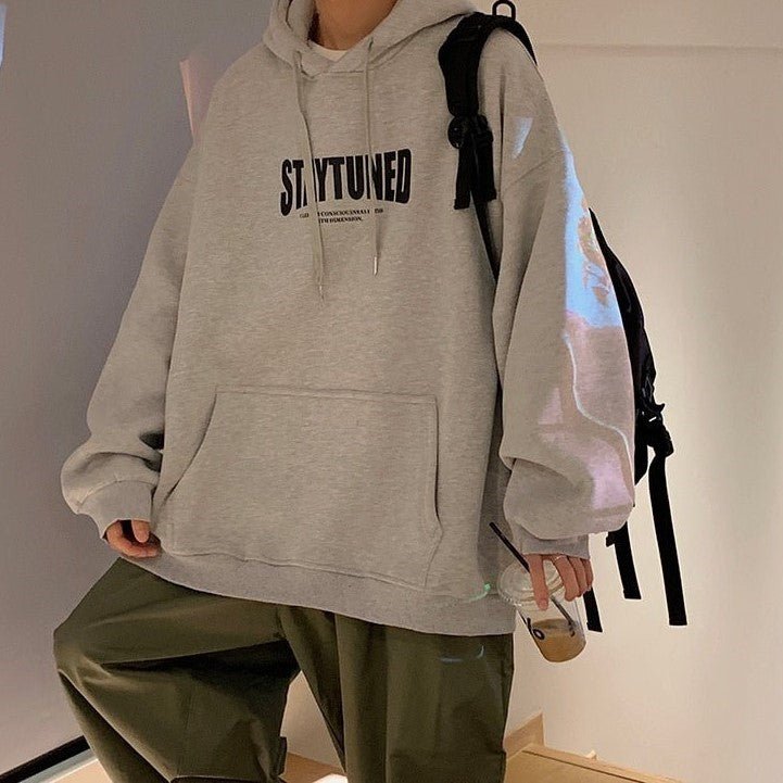 Sweat A Capuche Gris